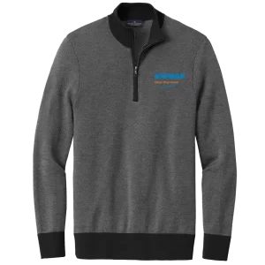 Brooks Brothers ® Washable Merino Birdseye 1/4-Zip Sweater