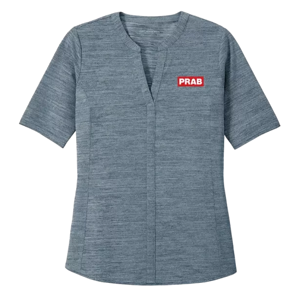 Port Authority ® Ladies Stretch Heather Open Neck Top