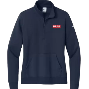 Nike Ladies Club Fleece Sleeve Swoosh 1/2-Zip